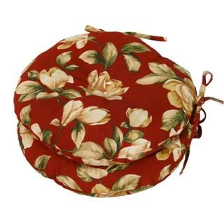 15 inch Round Outdoor Roma Floral Bistro Chair Cushions (set Of 2)