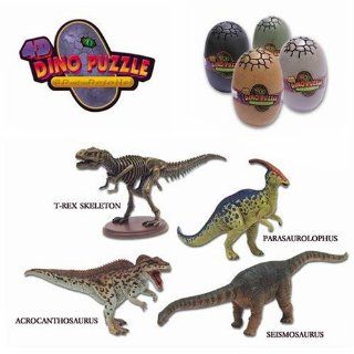 4D Dino Puzzles (part VII)   4 Puzzle Set Toys & Games