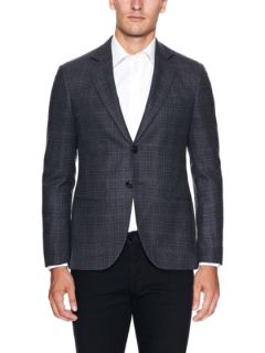 Plaid Suit Jacket by Armani Collezioni