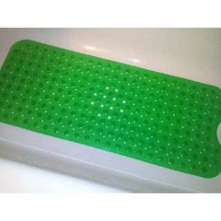 Extra Long Vinyl Bath Mat   Clear  