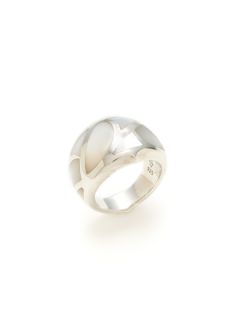 Shattered White Mother Of Pearl Thorn Ring by Stephen Webster