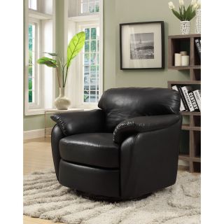 Black Swivel Accent Chair