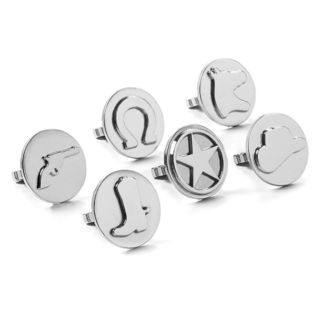 Outset Lone Star Collection Grill Charms (set Of 6)