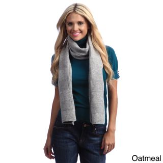 Cashmere Shoowroom Checkerboard Ribbed Scarf