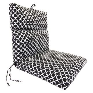 Outdoor Universal Chair Cushion   Black/White Ge