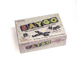 Saygo The Original Competitive Crossword Game Toys & Games