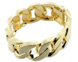 European And American Seasonal Exaggerated Design Exquisite Metal Cross Wide Chain Bracelet Bangles Fashion Jewelry Jewelry