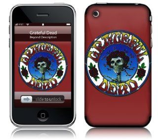 MusicSkins, MS GRFL40001, Grateful Dead   Skulls & Roses, iPhone 2G/3G/3GS, Skin Cell Phones & Accessories