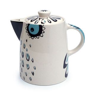 owl teapot by hannah turner ceramics