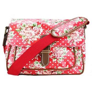 small oilcloth satchel by the dizzy flea