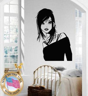 Wall Stickers Vinyl Decal Hot Sexy Girl Beautiful Hair Spa Salon Barber Fashion Style ig412   Wall Decor Stickers