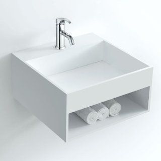 Brynne Resin Sink   White Matte Finish   Bathroom Vanities  