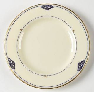 Gorham Florentine Lapis Bread & Butter Plate, Fine China Dinnerware   Blue Bands