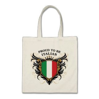 Proud to be Italian Canvas Bags