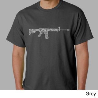 Los Angeles Pop Art Mens Ar 15 Second Amendment T shirt