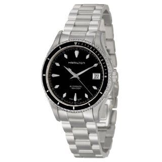 Hamilton Men's H37415131 Jazzmaster Seaview Black Dial Watch at  Men's Watch store.