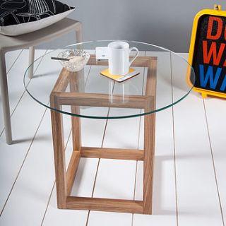 cube glass coffee table by obi furniture