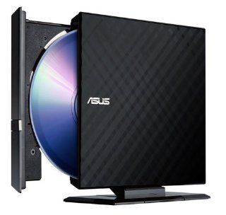 Asus 8X External Slim DVD+/ RW Drive SDRW 08D2S U   Retail (Black) Computers & Accessories
