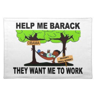 BARRACK OBAMA WORK ETHIC PLACEMATS