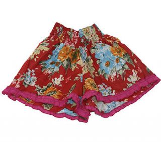 bright cotton shorts nine by viva designs