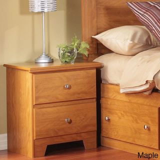 Lang Furniture Lang Furniture Woodgrain 2 drawer Nightstand Brown Size 2 drawer