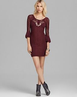 Free People Dress   Textured Stripe Knit City Girl Body Con's