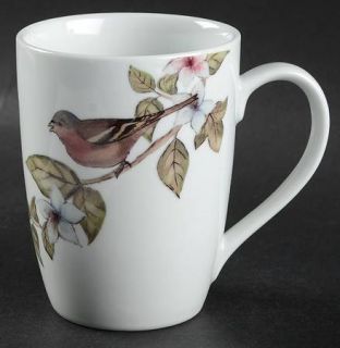 Mikasa Birdcage Mug, Fine China Dinnerware   Floral,Birds,Birdcage,Coupe,No Trim