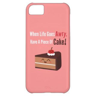 Cute Chocolate Cake with Funny but True Quote iPhone 5C Cover