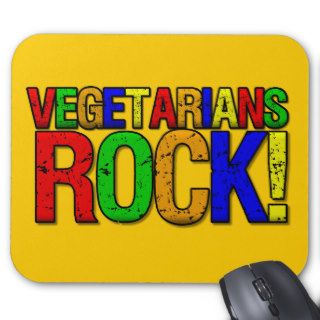 Vegetarians ROCK Mousepad