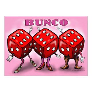 Bunco Party Invitation