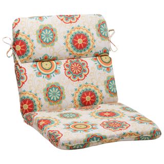 Pillow Perfect Outdoor Fairington Aqua Rounded Chair Cushion