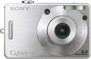 Sony Cybershot DSCW50 6MP Digital Camera with 3x Optical Zoom  Point And Shoot Digital Cameras  Camera & Photo