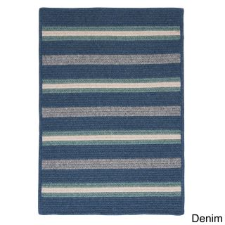 Colonial Mills Sterling Braided Area Rug (8 X 10) Blue Size 8 x 10