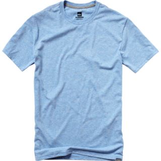 Quiksilver Blank Premium Heather Slim T Shirt   Short Sleeve   Mens