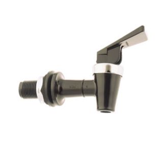 Tomlinson Beverage Faucet, No Drip , Black Poly Body & Bonnet