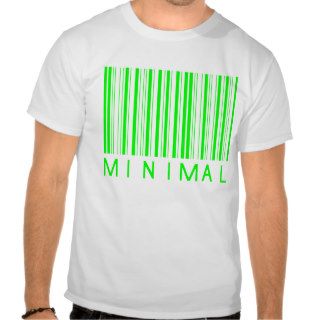 minimal music barcode design t shirt