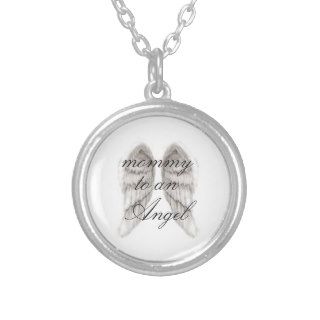 mommy of an angel necklace