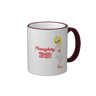 Naughty nurse cartoon nurse coffee mugs