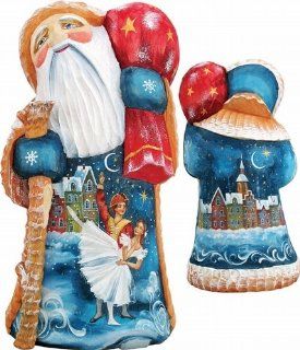 G. DeBrekht NUTCRACKER BALLET Wood Sculpture Hand Painted Masterpiece   Decorative Christmas Nutcrackers