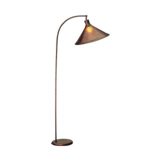 Cal Lighting 67 in Rust Indoor Floor Lamp with Metal Shade