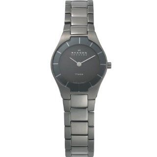 Skagen Women's 585XSTXM Swiss Collection Gray Titanium Watch Skagen Watches