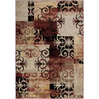 Large Gibraltar Multicolored Transitional Patchwork Area Rug (710 X 1010)