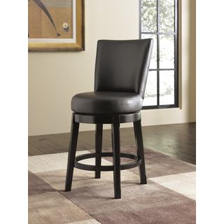 Signature Design By Ashley Emory Dark Brown Upholstered Bar Stool