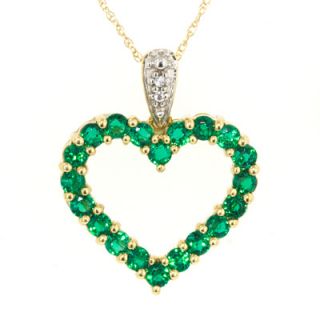 and diamond accent heart pendant in 10k gold orig $ 329 00 279