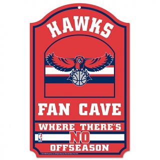 NBA 11" x 17" Fan Cave Sign   Altanta Hawks