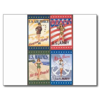 Military US Post Card