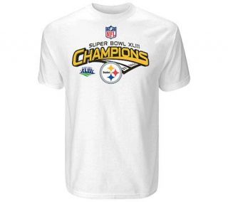 NFL Steelers Super Bowl XLIII Champions Big & Tall T Shirt —
