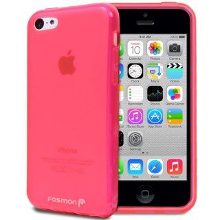 Fosmon DURA FRO Ultra SLIM Fit Case Flexible TPU Cover for New Apple iPhone 5C (2013)   Pink Cell Phones & Accessories