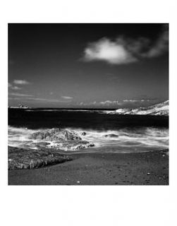 clouds, combe martin, black and white print by paul cooklin