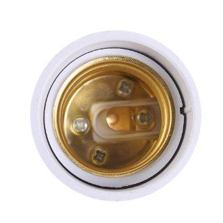 Riin Gu24 to E26/ E27 Light Lamp Bulb Adapter Converter Pack of 6 Color White   Light Sockets  